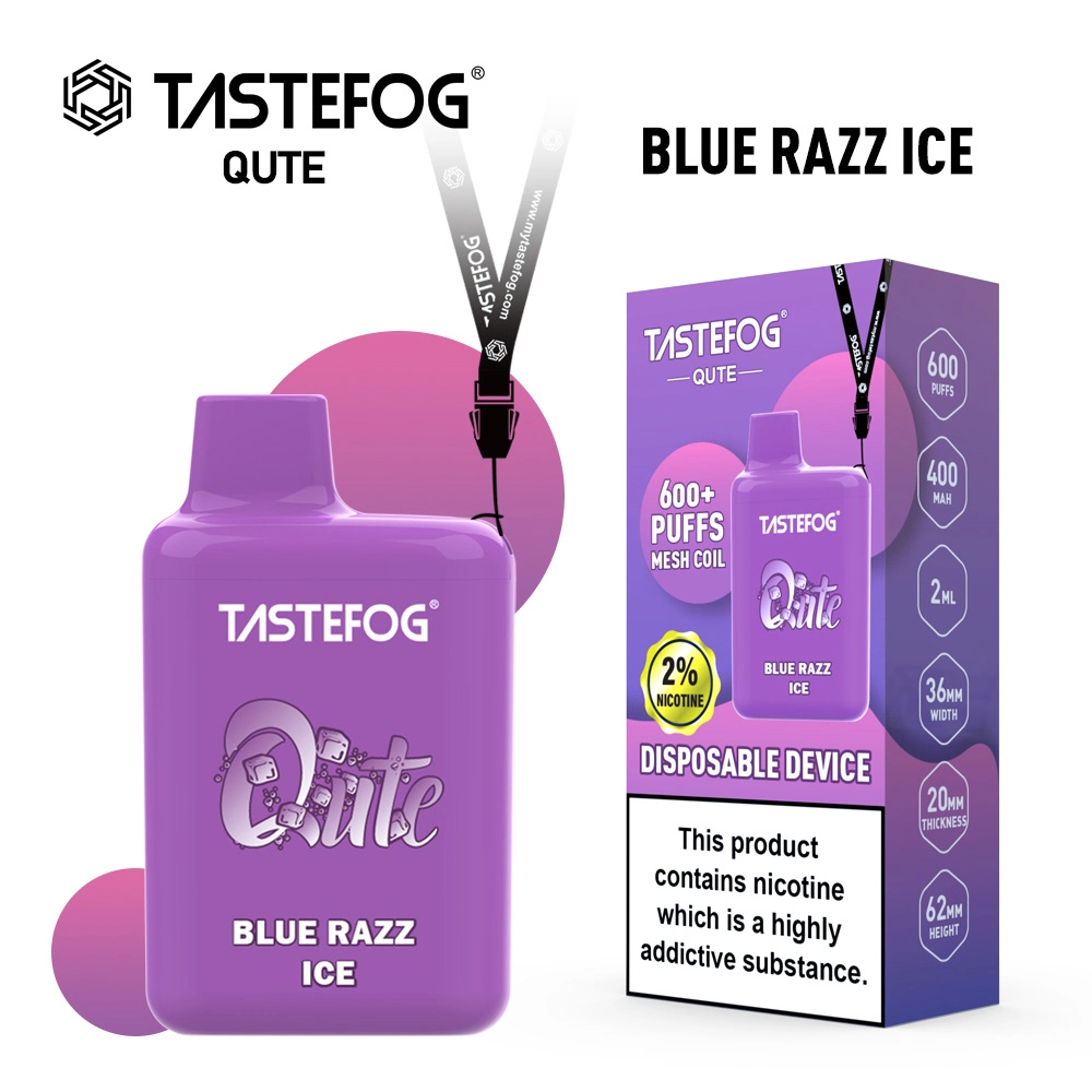 tastefog-qute-disposable-vape-box-800-puffs-2-percent-nicotine-blue-razz-ice