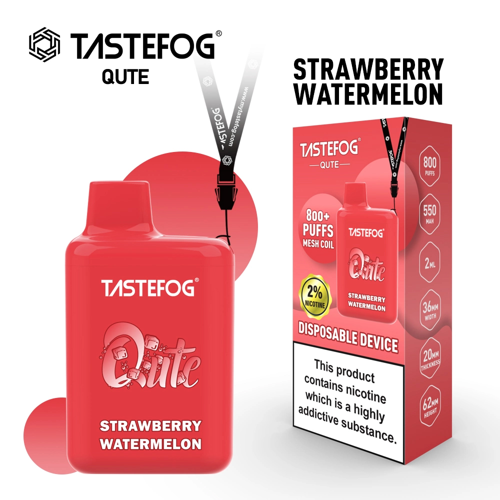 tastefog-qute-disposable-vape-box-800-puffs-2-percent-nicotine-strawberry-watermelon