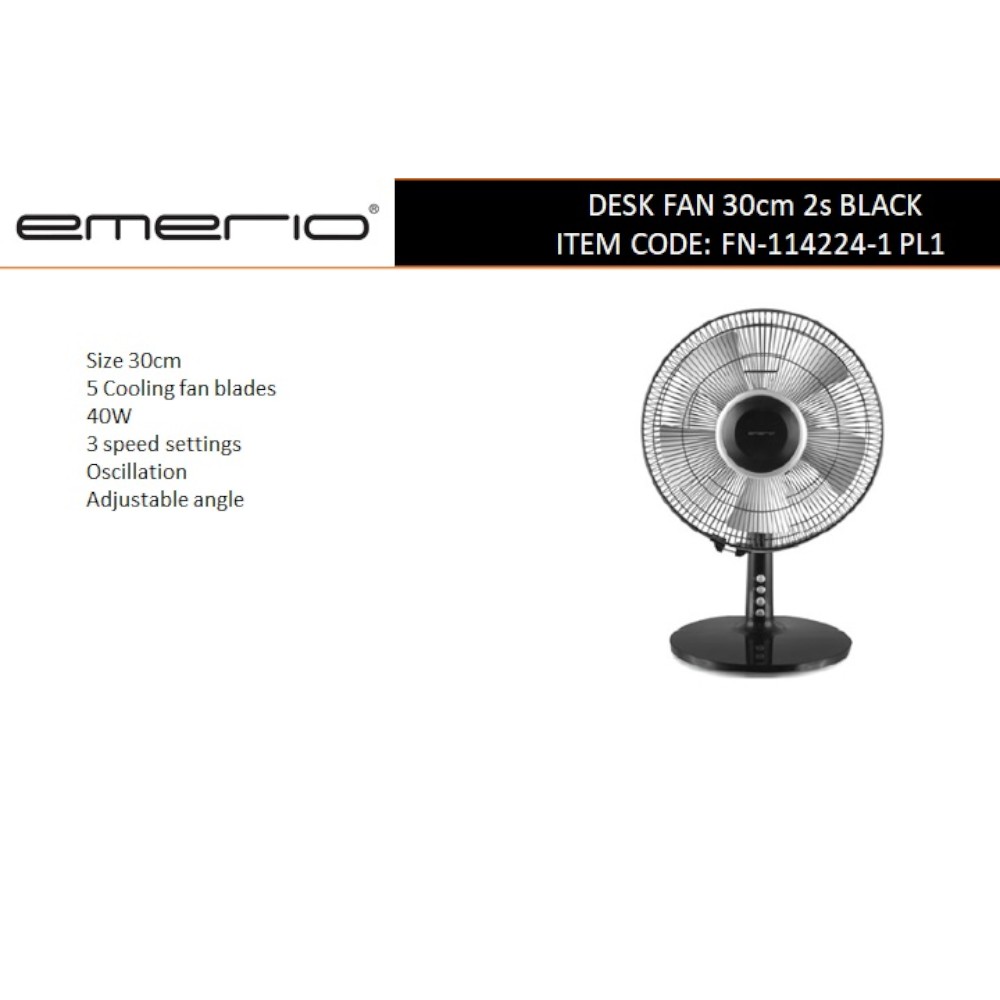 eurolamp-deskstand-fan-30cm-3-speed-black