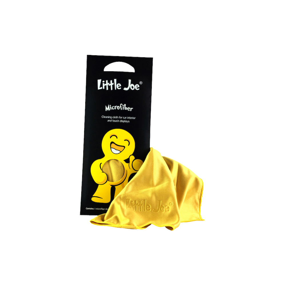little-joe-car-air-freshener-microfiber-car-cloth-yellow
