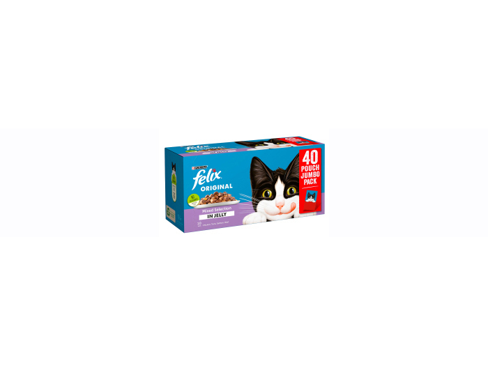 12 Sachets of 85g of Jellied Slices for cats - FELIX Campaign Selec