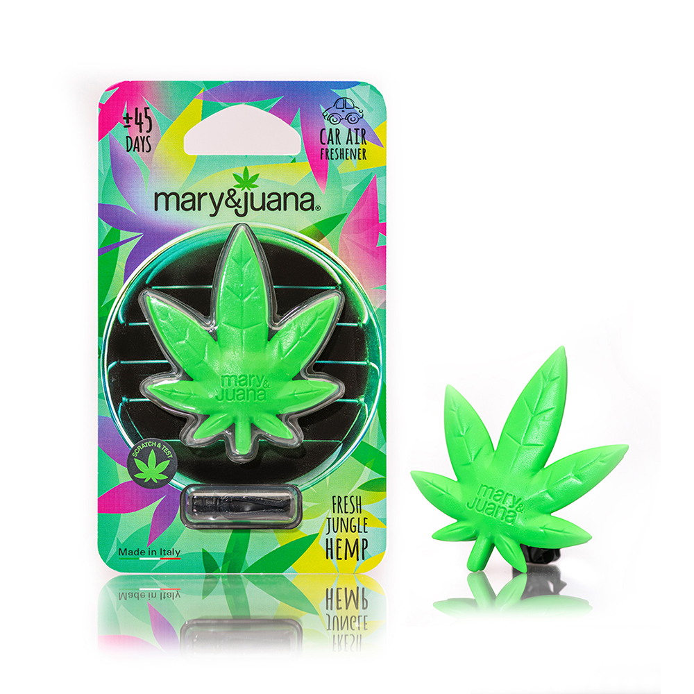 mary-juana-clip-air-freshener-green