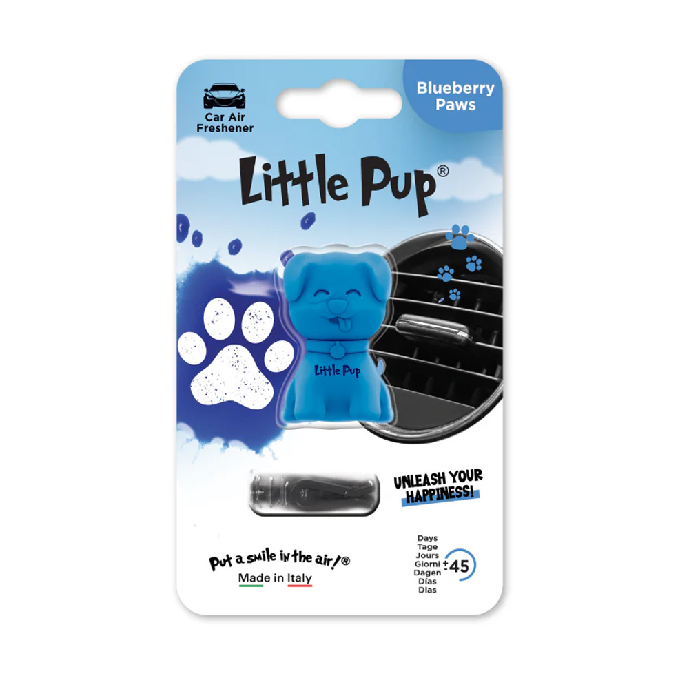 little-pup-car-air-freshner-blueberry-paws