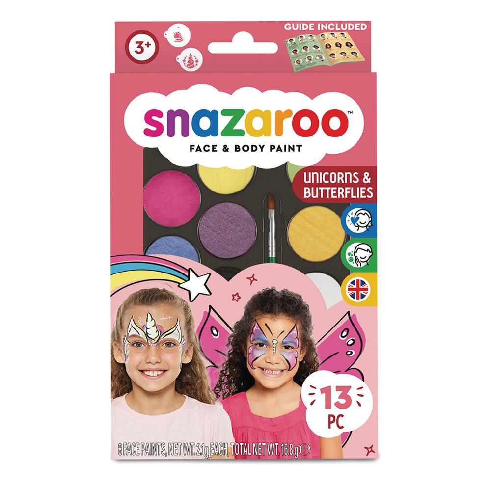 snazaroo-unicorn-butterfly-face-paint-kit