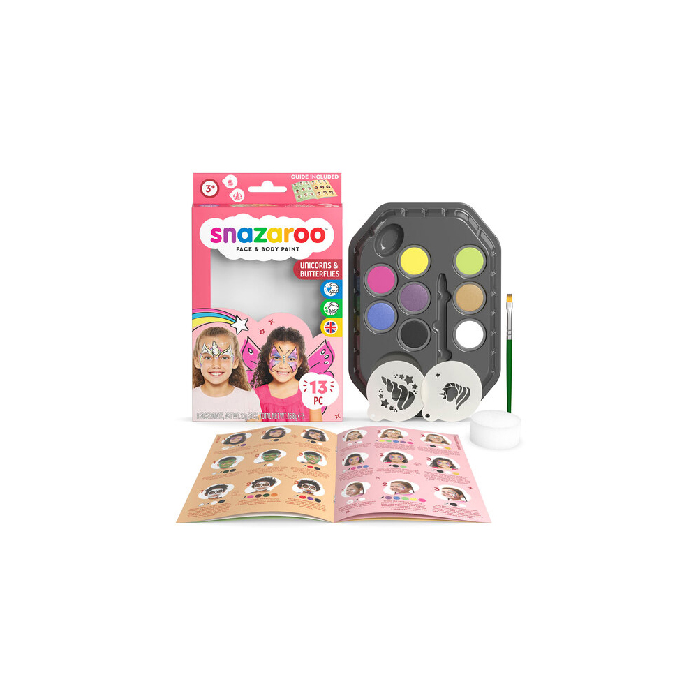 snazaroo-unicorn-butterfly-face-paint-kit