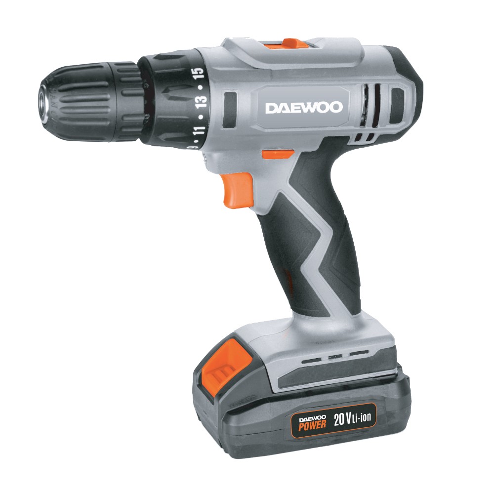daewoo-drill-cordless-20v-36nm-1-battery-1500mah-li-ion