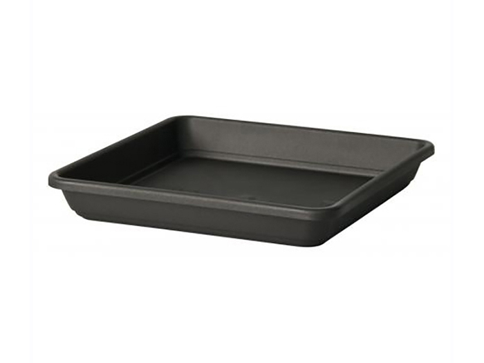 europlast-krea-square-flower-pot-underplate-dark-grey-22cm