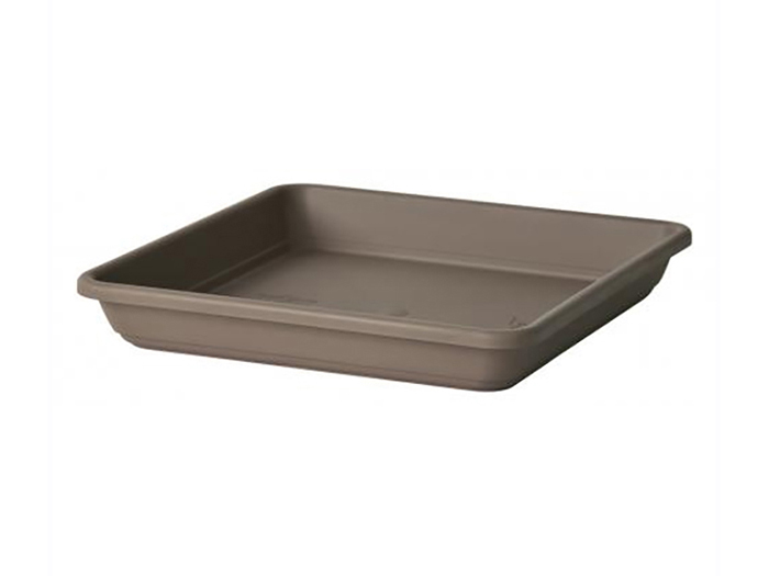 europlast-krea-square-flower-pot-underplate-taupe-22cm