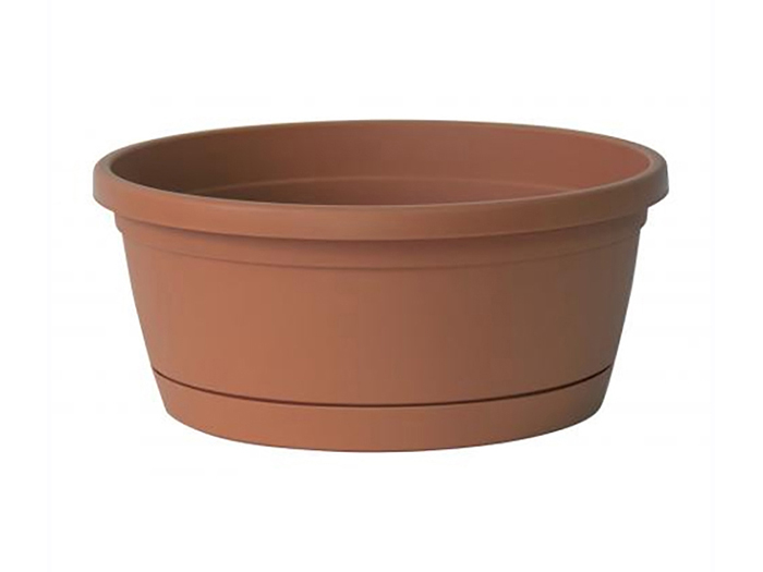 libis-bowl-shaped-flower-pot-with-saucer-brown-35cm