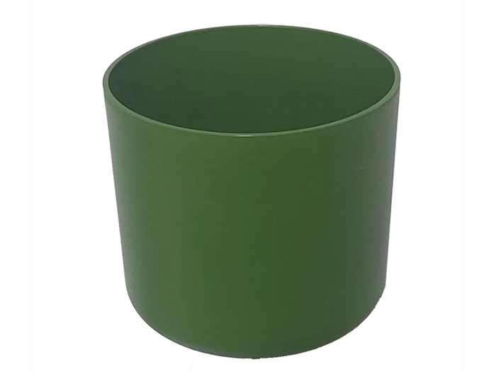 greener-ono-flower-pot-cover-olive-green-13cm