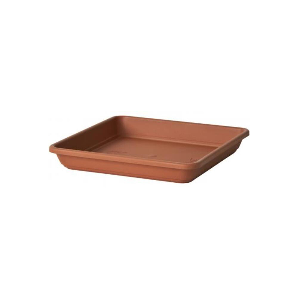 europlast-krea-square-flower-pot-underplate-terracotta-26cm