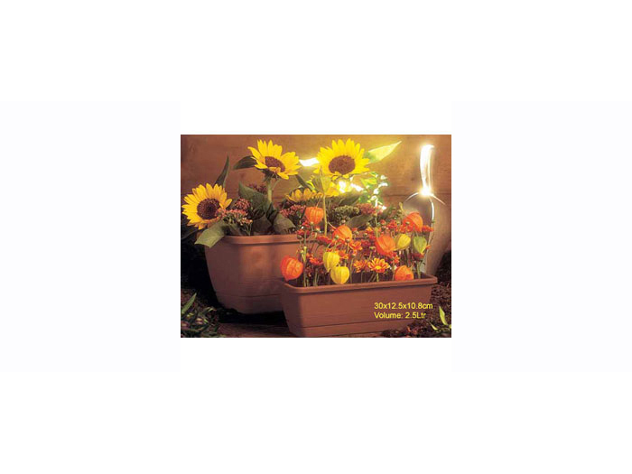 trough-licum-pot-30-cm-with-plate-colour-terracotta