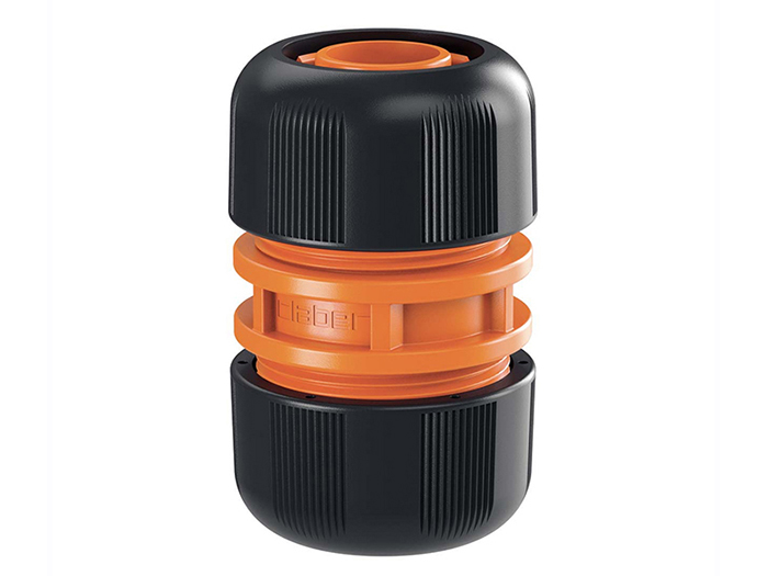 claber-max-flow-1-inch-hose-mender-orange-and-black