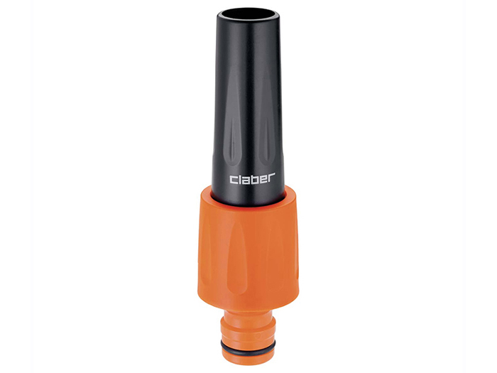 claber-max-flow-adjustable-hose-nozzle-black-and-orange