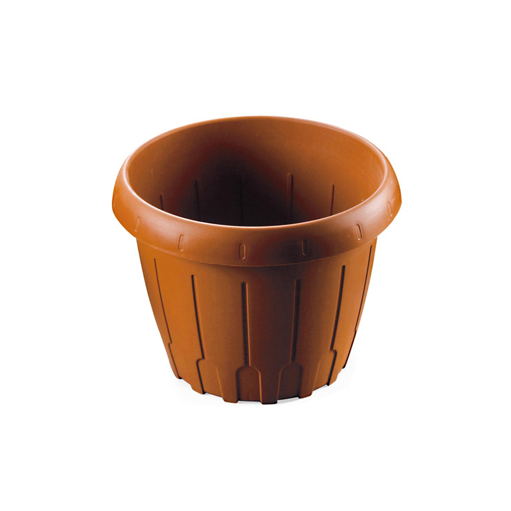 m-home-floris-plastic-flower-pot-terracotta-colour-20cm