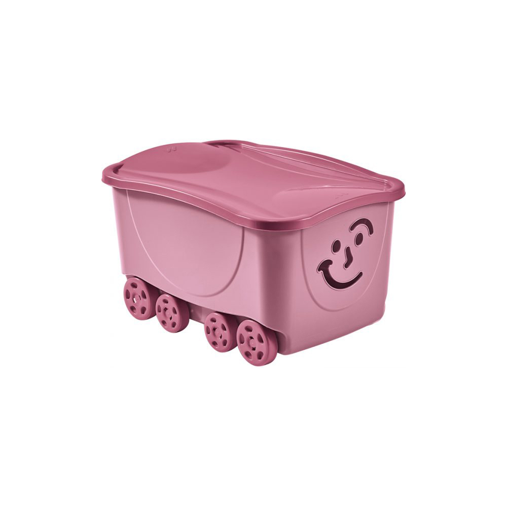 m-home-fancy-smile-roller-box-with-lid-wheels-pink-47-5l