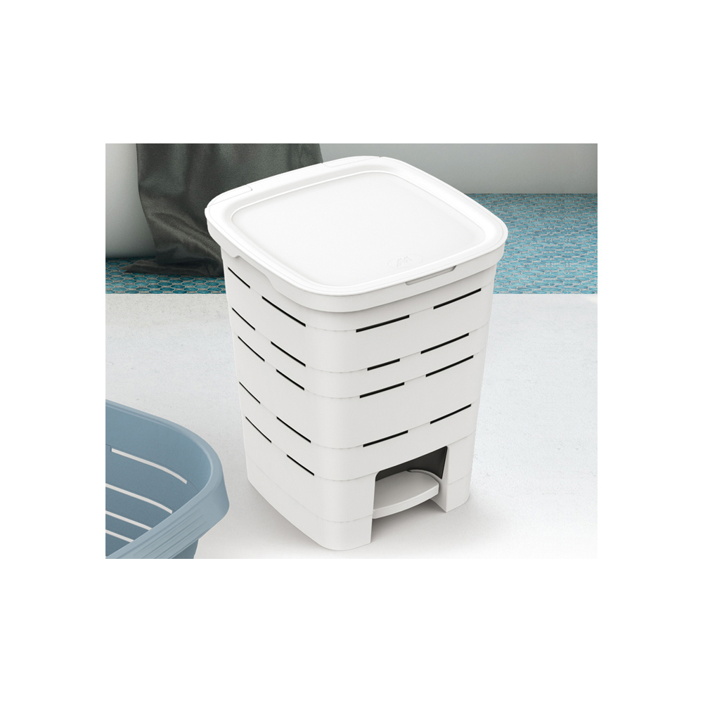 m-home-signature-waste-pedal-bin-sky-white-6l