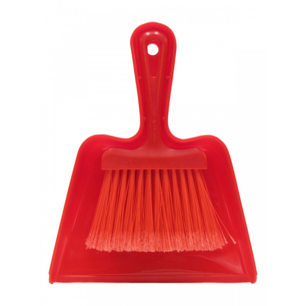 luxor-car-set-with-brush-and-scoop-red