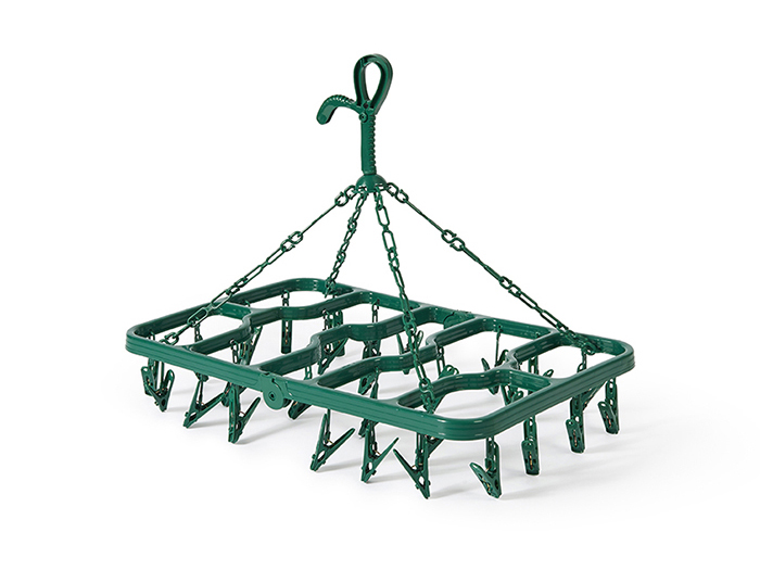 clothes-racks-with-28-clamps-green