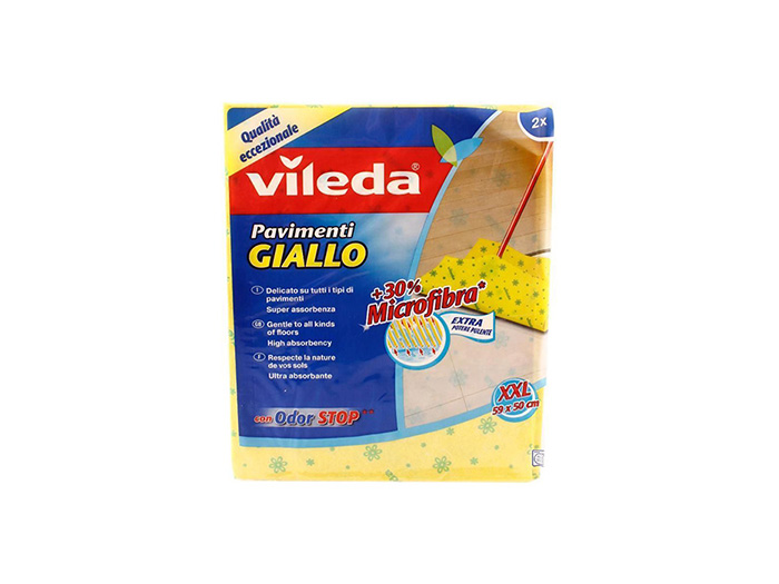 vileda-yellow-microfibre-cleaning-cloth-pack-of-2-pieces-59cm-x-50cm