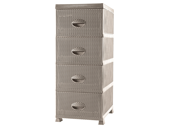lace-effect-4-tier-plastic-drawer-cabinet-beige-40cm-x-40cm-x-86cm