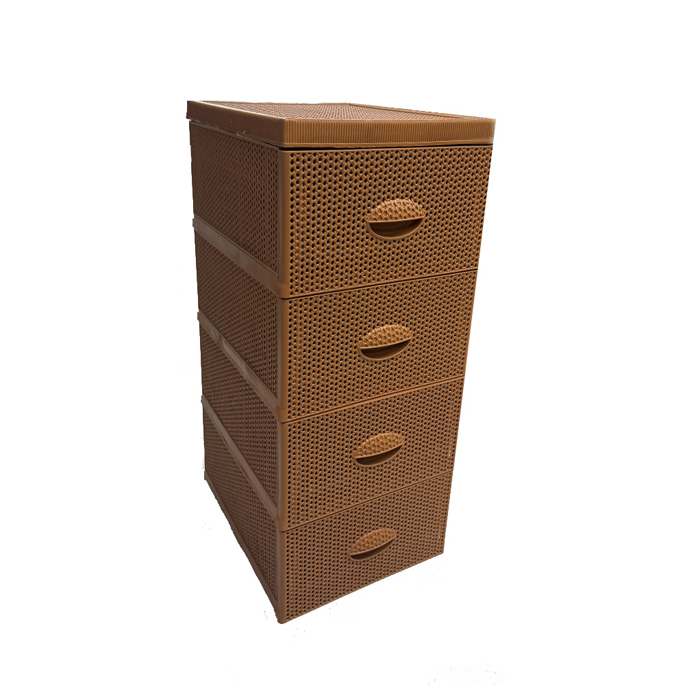 lace-effect-4-tier-plastic-drawer-cabinet-beige-40cm-x-40cm-x-86cm