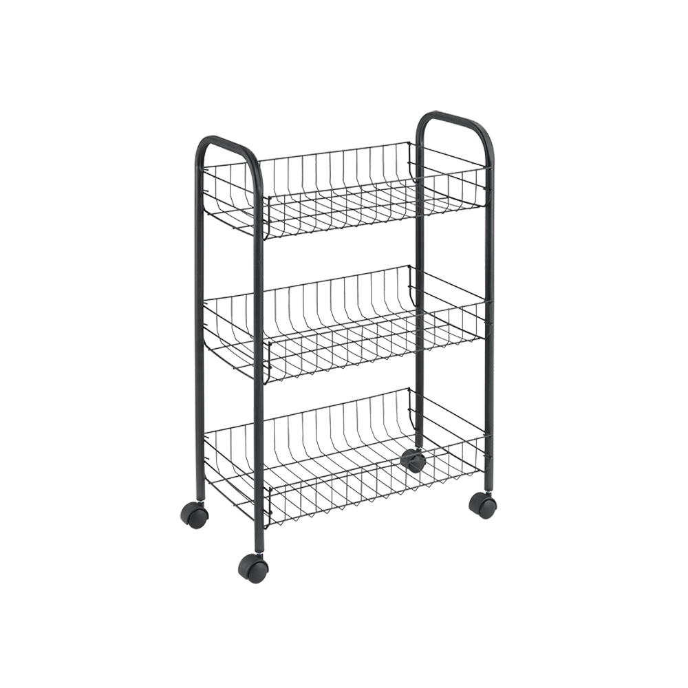 metaltex-lugano-lava-3-tier-kitchen-trolley-black