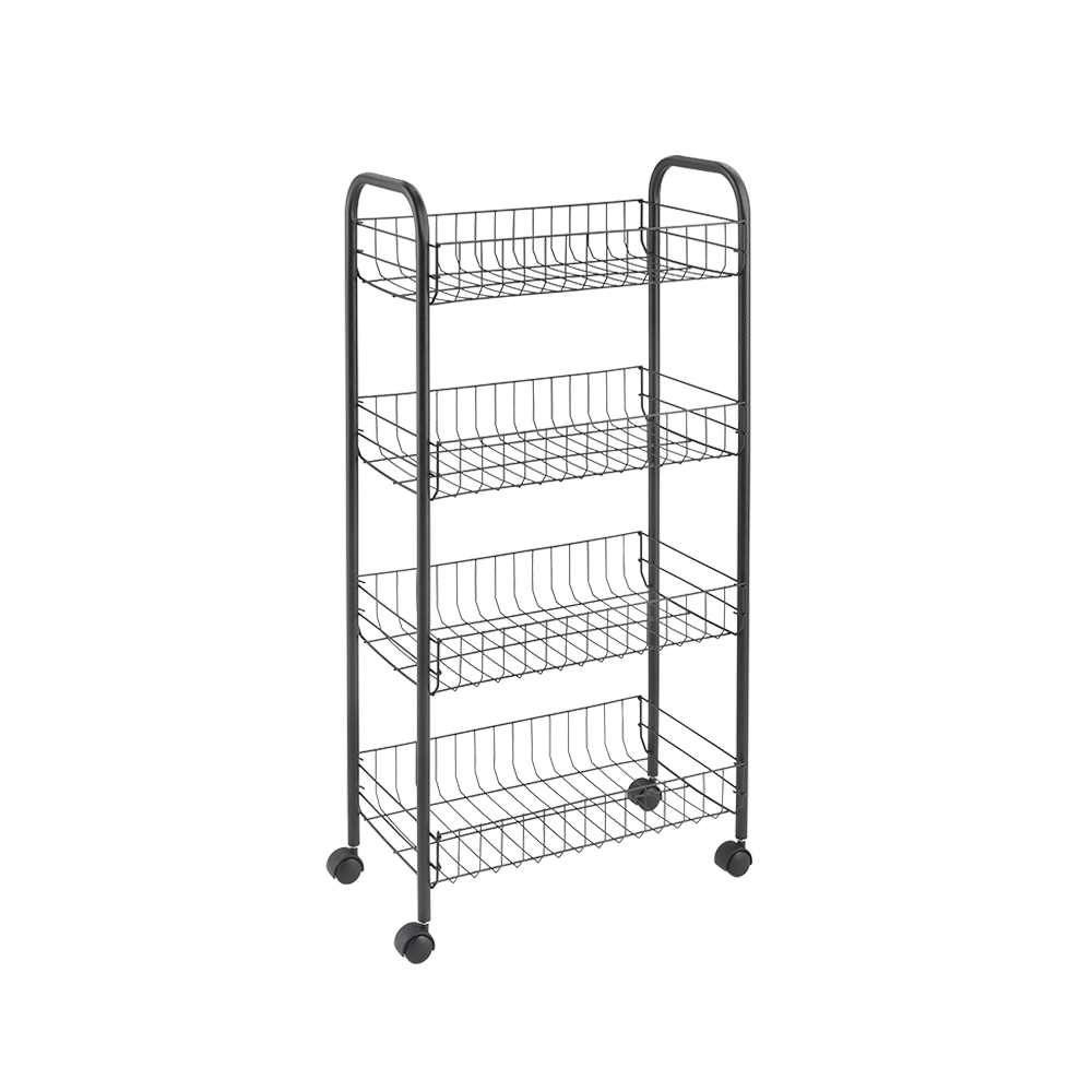 metaltex-ascona-lava-4-tier-kitchen-trolley-black