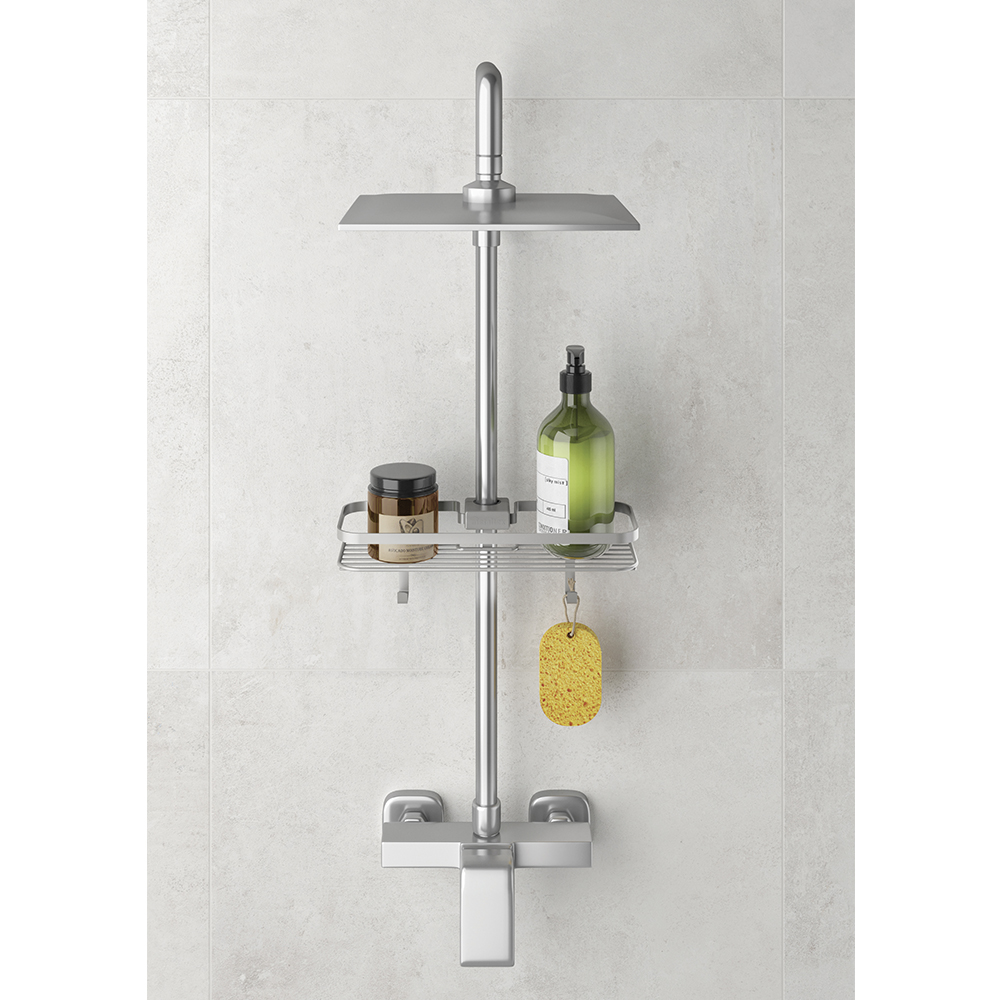 metaltex-origin-shower-caddy-shelf-for-shower-rod-silver