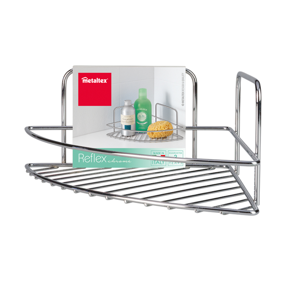 metaltex-reflex-1-tier-corner-shower-caddy-chrome