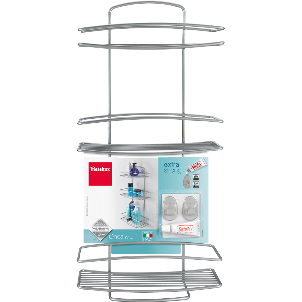 metaltex-onda-safefix-3-tier-shower-caddy