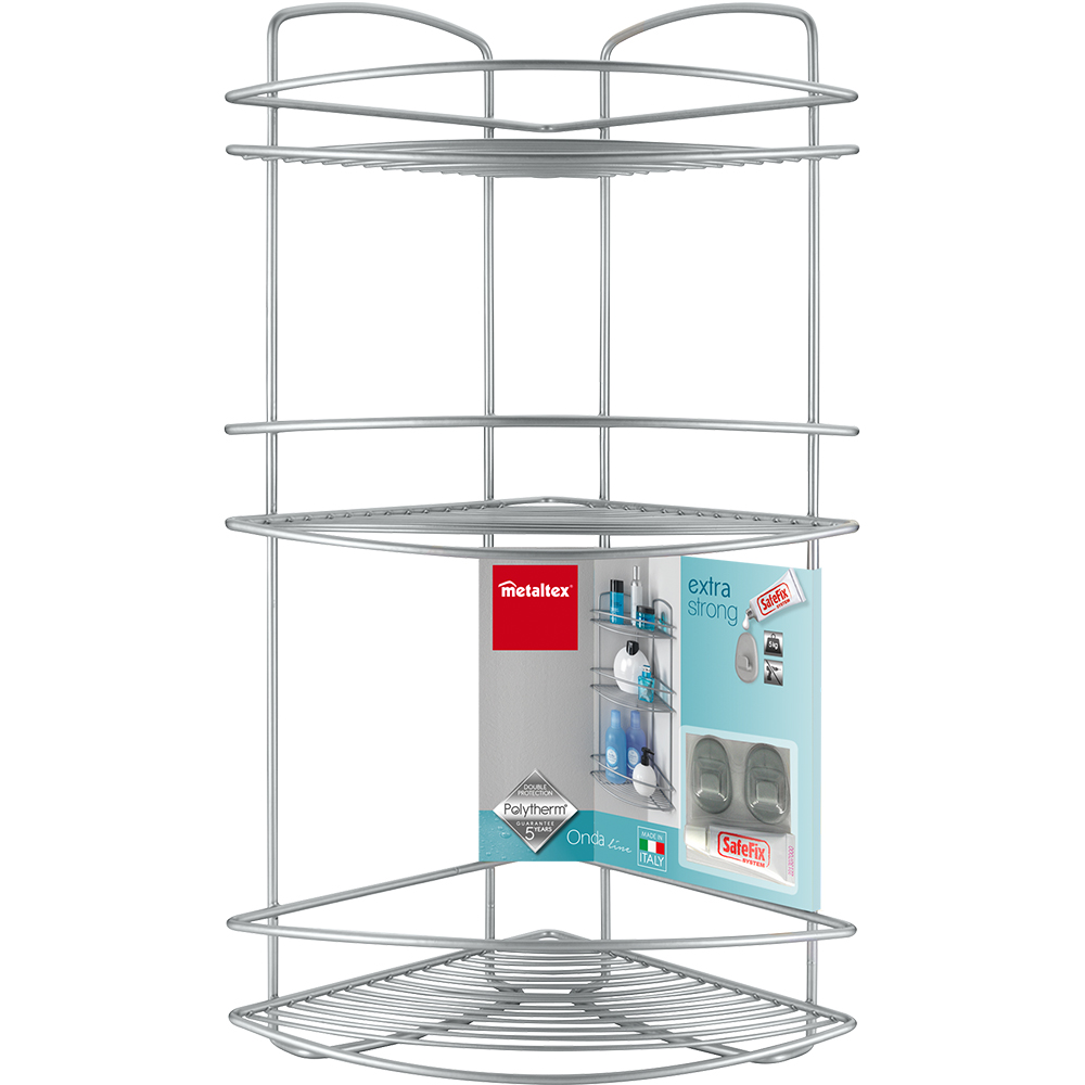 metaltex-onda-safefix-3-tier-corner-shower-caddy