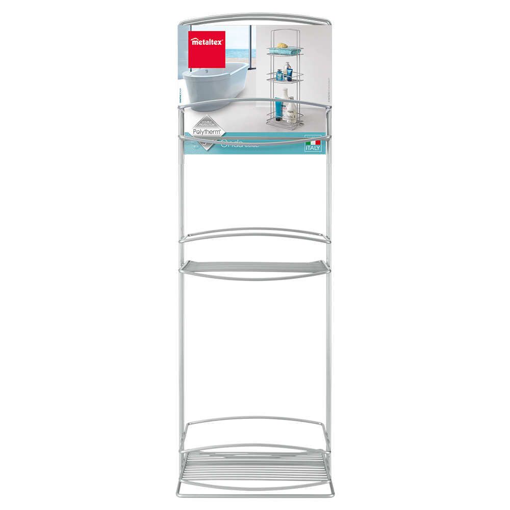 metaltex-onda-3-tier-shower-caddy