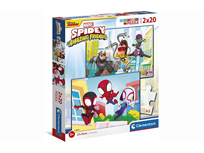 clementoni-spidey-and-his-amazing-friends-puzzle-2-x-20-pieces