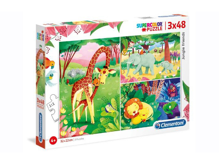jungle-friends-3-x-48-pieces-supercolor-puzzle