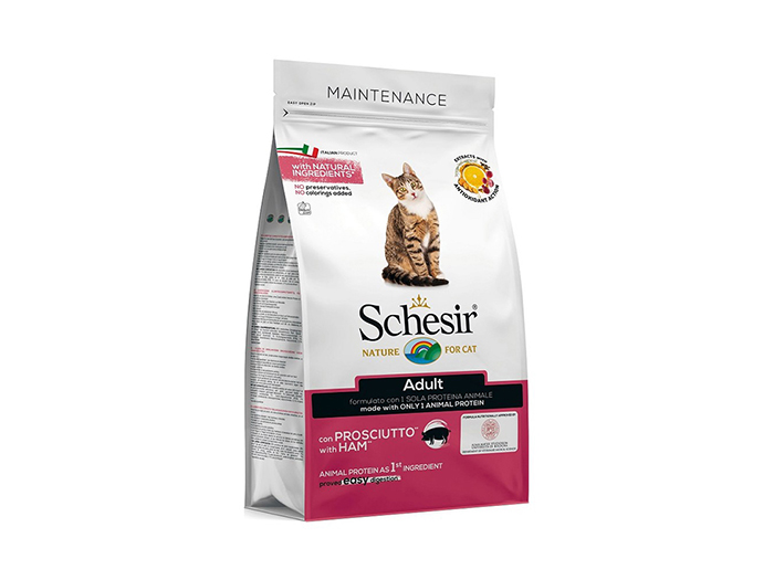 schesir-dry-cat-maintenance-food-for-adult-cat-with-ham-1-5kg
