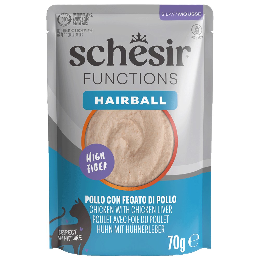 schesir-functions-hairball-chicken-chicken-liver-mousse-cat-food-70g
