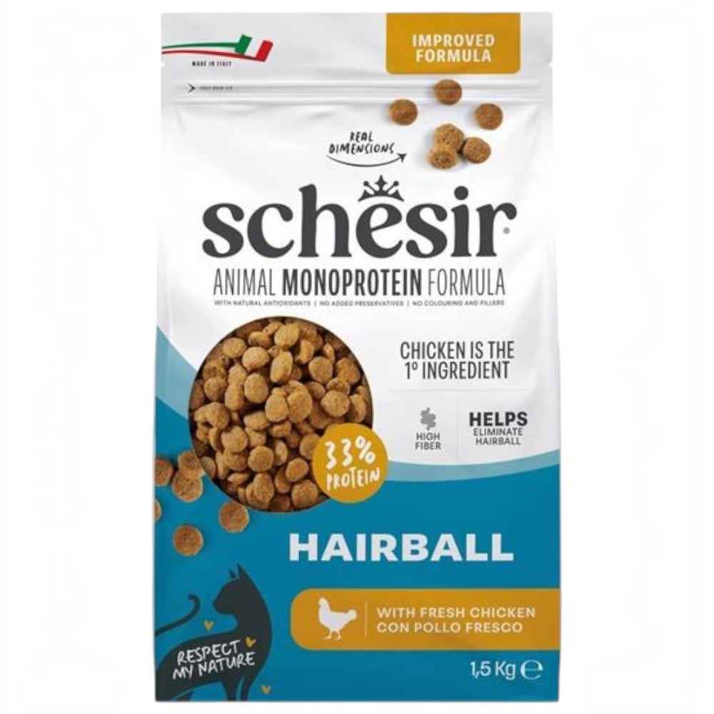 schesir-hairball-monoprotein-chicken-dry-cat-food-1-5kg