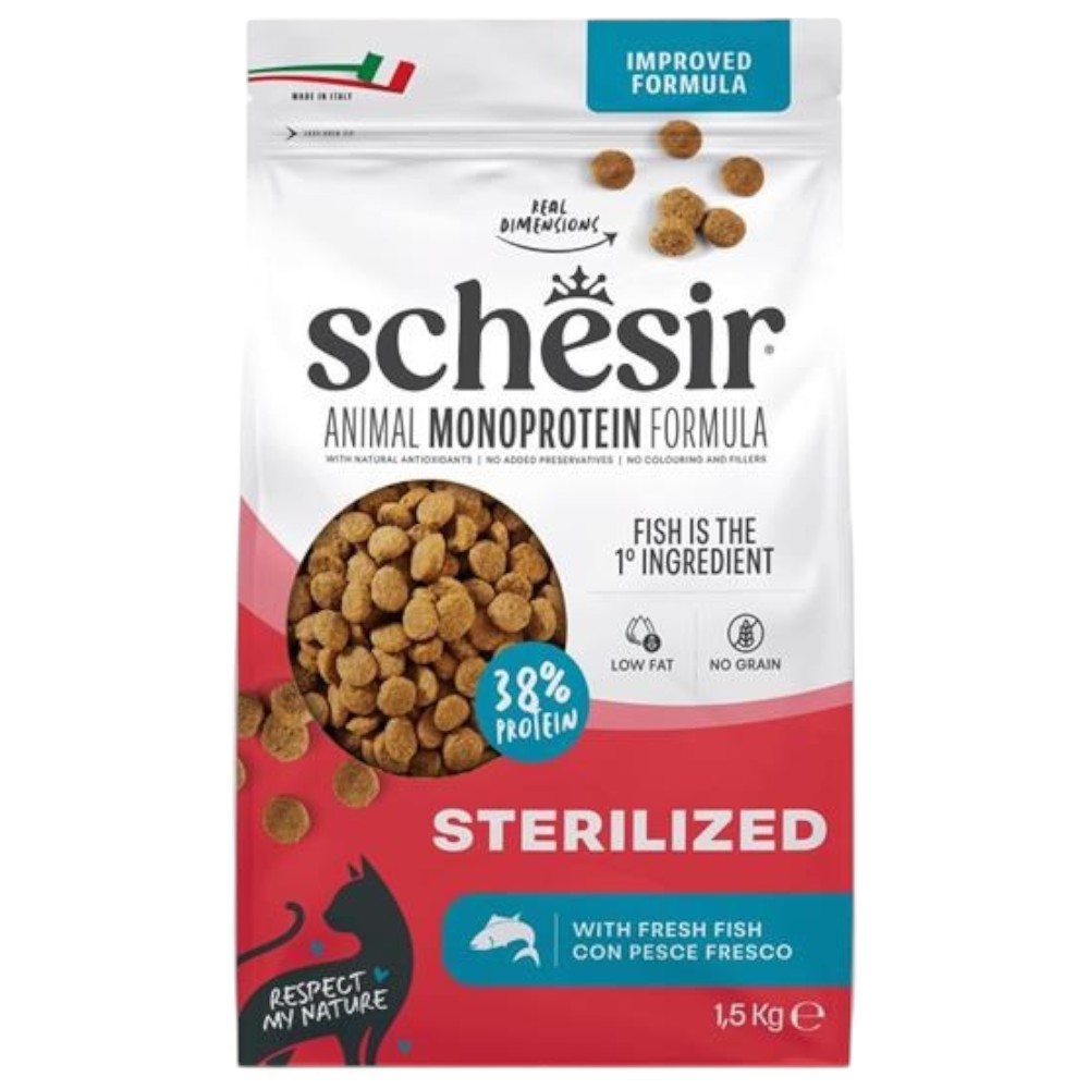 schesir-sterilized-monoprotein-fish-dry-cat-food-1-5kg