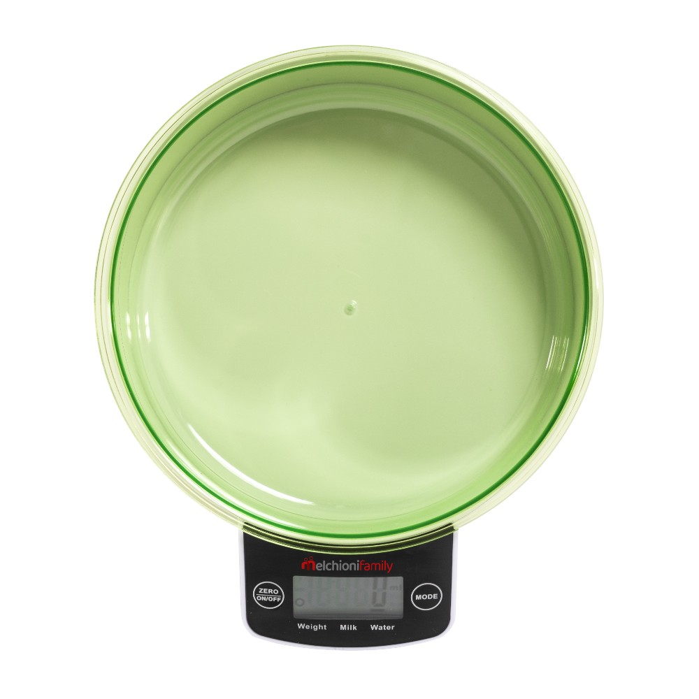 melchioni-kitchen-weighing-scales-with-bowl-allegra-5-kg-white-and-green