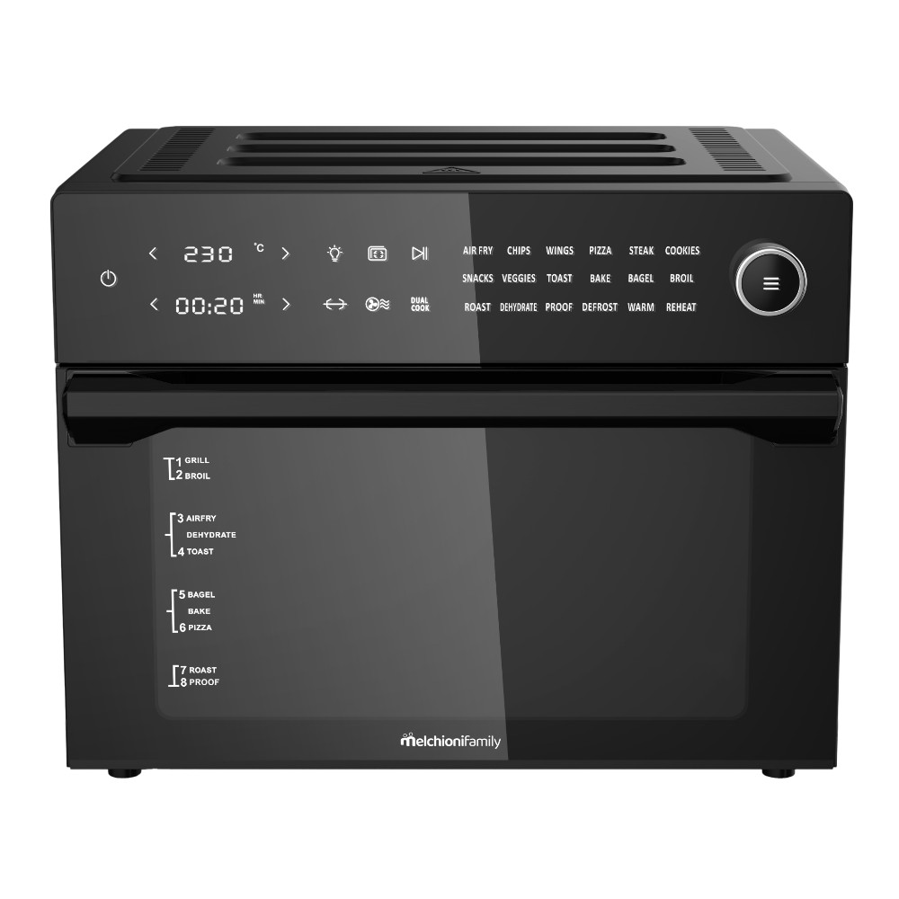 melchioni-air-fryer-1800-w-18-functions-benedetta-30-l-black