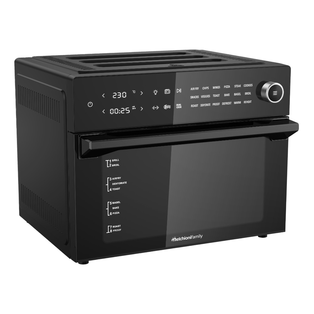 melchioni-air-fryer-1800-w-18-functions-benedetta-30-l-black
