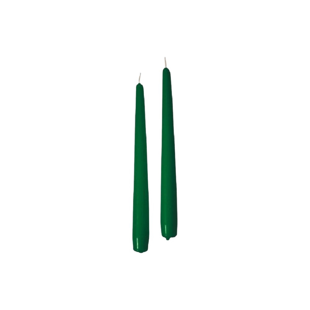 richland-taper-candles-10-dark-green-set-of-10