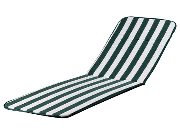 action-outdoor-cotton-mix-cushion-sun-lounger-green-and-white-stripes