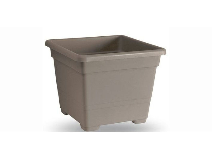 plastic-square-flower-pot-taupe-14-cm