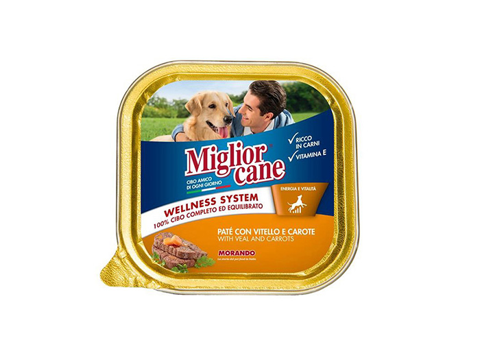 miglior-cane-wellness-system-pate-veal-with-carrots-wet-dog-food-300-grams