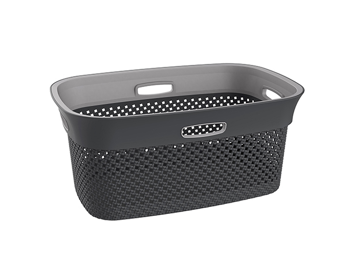 woolly-black-laundry-basket-45l