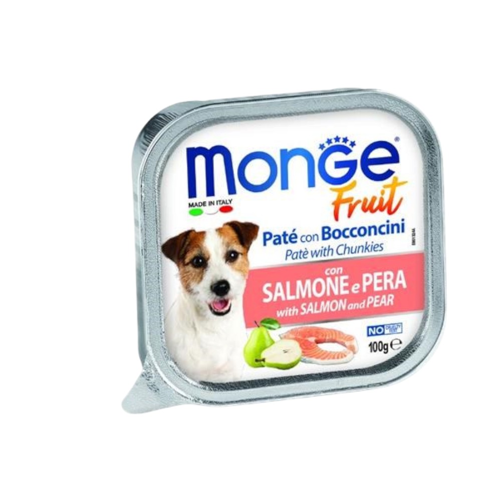 monge-dog-fruit-salmon-with-pear-pate-chunks-100g