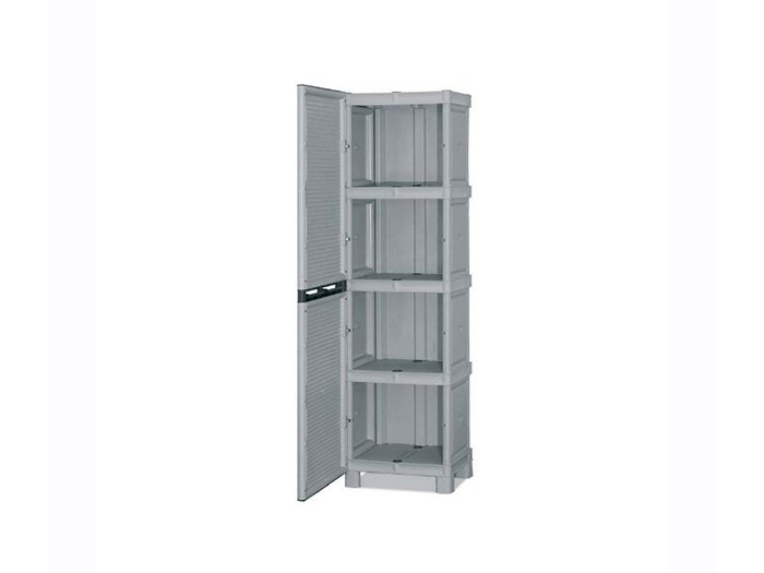 artplast-plastic-resin-1-door-storage-cabinet-with-4-shelves-grey-50cm-x-39cm-x-172cm