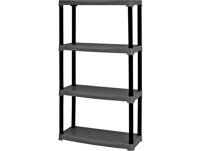 artplast-plastic-4-tier-shelving-system-black